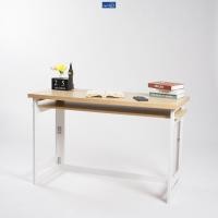 ราคา FASTTECT โต๊ะทำงานประกอบมือเปล่า โต๊ะ2 ขาวเมเปิ้ล (12332673)