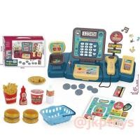 ราคา Todds & Kids Toys เครื่องแคชเชียร์ของเล่น เครื่องคิดเงินของเล่น ยิงบาร์โค้ดได้ คิดเลขได้ เบอร์เกอร์,ฟ้า (12337603)