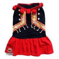 ราคา Annymalls เสื้อสุนัข เสื้อหมา เสื้อแมว เสื้อเด็กดอย เสื้อแม้ว แบบชาวเขา ลายก้นหอย (กระโปรง) dress ไซส์ 4 รอบอก 19" (12341738)