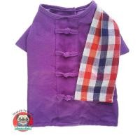 ราคา Annymalls เสื้อไทยพื้นเมืองสุนัข แมว สีม่วง ไซส์ 3 รอบอก 16" (12341912)