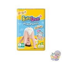 ราคา babi goods เบบี้เลิฟ เพลย์แพ้นท์ พรีเมี่ยม กางเกงผ้าอ้อม ไซส์ l babylove (12347557)