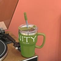 ราคา Jumper Kids แก้วเก็บความเย็น แก้วสแตนเลส แบบมีด้ามจับ แก้วกาแฟ พร้อมหลอด ขนาด 600ml.ใส่ได้ทั้งร้อนและเย็น ปลอดสารพิษ เขียว Eternity (12329423)