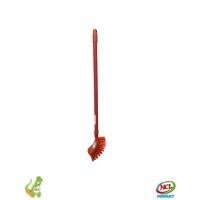 ราคา nclproduct.official แปรงล้างห้องน้ำ ทรงฮอกกี้ ด้ามเหล็กหุ้ม แปรงขัดห้องน้ำ แดง (12346719)