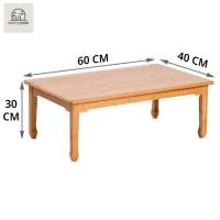 ราคา Cozy Corner โต๊ะกาแฟโบราณรุ่น Kohiteburu สีไม้ สไตล์ญี่ปุ่น มินิมอล 60x40x30 cm (12348661)