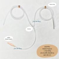 ราคา Pump Nom Happy ชุดสาย หัวเทียม Medela Freestyle / Swing ชุดสายยาง+จุกFreeSty (12300251)