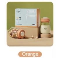 ราคา Pump Nom Happy ขวดนมสีชา PPSU คอกว้าง ใช้ได้ถึง 2 ปี (ราคาต่อ 1 ขวด) Phanpyสีชา-ส้ม#381 (12303818)