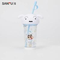 ราคา PP Home แก้วชินจัง Crayon Shin-chan หัวการ์ตูน แก้วใส่เครื่่องดื่ม พร้อมหลอด พร็อบถ่ายรูป ของแต่งบ้าน คาเฟ่ ของขวัญ ชิโระ 500 ML (12305089)