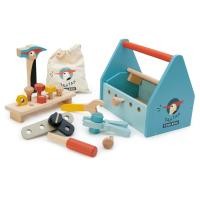ราคา tender leaf toys ของเล่นไม้ ของเล่นเด็ก กล่องเครื่องมือสำหรับช่างหนูน้อย tap tap tool box (12312811)