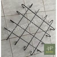 ราคา ฐานเสามั่นคง ตะแกรง ฟุตติ้ง สำเร็จรูป เหล็ก8มม.ข้ออ้อย 60ซมx60ซม. ตะแกรงก้นหลุม งานฐานราก Normal (12326818)