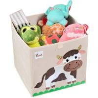 ราคา Todds & Kids Toys by JKP Toys กล่องเก็บของเล่นสำหรับเด็กมีฝาปิด กล่องเก็บของอุปกรณ์จัดเก็บเสื้อผ้า กล่องใส่ของจิปาถะ วัว (12337576)