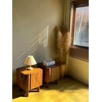 ราคา decorme.offiicial ตู้ข้างเตียงไม้สักเก่า 40*40*45 (12338612)