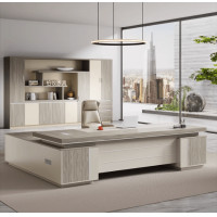 ราคา High-tech-bed Furniture โต๊ะผู้บริหาร โต๊ะทำงานผู้บริหาร โต๊ะผู้จัดการ โต๊ะคอมพิวเตอร์ออฟฟิศ ดีไซน์โมเดิร์นทันสมัย 260 cm (12342610)