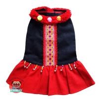 ราคา Annymalls ชุดหมา ชุดแมว เสื้อหมา เสื้อแมว เสื้อเด็กดอยหมาแมว แบบเย้า (กระโปรง) ไซส์ 7 รอบอก 26" (12341815)