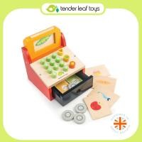 ราคา Tender Leaf Toys ของเล่นไม้ ของเล่นบทบาทสมมติ เครื่องคิดเงินสุดหรรษา Till with Money Normal (12331443)