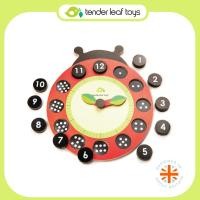 ราคา Tender Leaf Toys ของเล่นไม้ ของเล่นเสริมพัฒนาการ นาฬิกาเต่าทอง Ladybug Teaching Clock Normal (12331448)