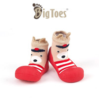 ราคา Bigtoes รองเท้าหัดเดิน [รวมลายเด็กผู้ชาย] Size 11.5 / 12.5 / 13.5 cm Made in Korea รองเท้าเด็ก รองเท้าเด็กผู้ชาย 12.5ซม Cuty Bear Red (12365873)