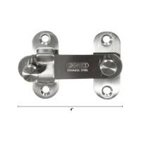 ราคา SOLEX กลอนสับห้องน้ำ กลอนสับประตู กลอนสับบานเลื่อน สแตนเลส รุ่น E3, รุ่น E4 SS AC สแตนเลส โซเล็ก รุ่น E4 4 นิ้ว SS (12373641)