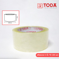 ราคา TODA เทปใส สก็อตเทป เทปปิดกล่องพัสดุ เทปกาวสีใส เหนียว 40 ไมครอน กว้าง 0.5-2 นิ้ว ยาว 45 หลา/ม้วน (ราคาส่ง) 2 นิ้ว(6 ม้วน) (12388054)