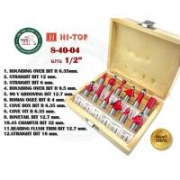 ราคา HI-TOP ชุดดอกเราท์เตอร์ 12 ตัว / ชุด เลือกขนาดได้ 1/2" และ 1/4" ดอกเราท์เตอร์ชุด ดอกเร้าเตอร์ 8-40-03 แกนใหญ่ 1/2" (12388472)
