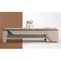 ราคา High-tech-bed Furniture ชุดโต๊ะผู้บริหารพร้อมเก้าอี้ โต๊ะผู้บริหารระดับสูง โต๊ะทำงานผู้บริหาร ดีไซน์โมเดิร์น ทันสมัย แข็งแรง ทนทาน 180 cm (12343323)