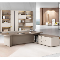 ราคา High-tech-bed Furniture โต๊ะผู้บริหารพร้อมเก้าอี้ทำงาน โต๊ะทำงานผู้บริหาร โต๊ะทำงานผู้บริหารโมเดิร์นทันสมัย 240 cm (12343387)