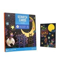 ราคา Joan Miro สมุดขูดกิจกรรมศิลปะสำหรับเด็ก DIY Scratch Cards Set ของเล่นเด็ก 3 ขวบขึ้นไป Full moon (12364053)