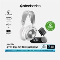 ราคา SteelSeries Arctis Nova Pro Wireless Gaming Headset หูฟังเกมมิ่งไร้สาย เสียง 7.1 Multi-Platform #Qoomart XBOX - White (12382410)
