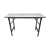 ราคา Dohome โต๊ะอเนกประสงค์ 45x120 ซม. ลายหินอ่อนขาว |AB| พับได้ (12369288)
