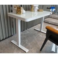 ราคา Desk up โต๊ะปรับระดับไฟฟ้า โต๊ะทำงาน สีดำ ergonomic desk มี wireless charger 120*60 ซม. White (12382151)