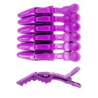 ราคา TONI&GUY กิ๊บปากจระเข้ แบบติดแน่น แพ็ค 6 ตัว ผิวเรียบมัน ขนาดยาว 11 ซม. ปากกว้าง 85 องศา ไม่กินเส้นผม วัสดุเกรด A - สีดำ/สีแดง/สีน้ำเงิน/สีม่วง สีม่ว (12383211)