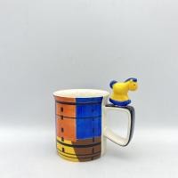 ราคา Dish.is.ceramics แก้ว ลายการ์ตูน น้องม้า แก้วมัค เซรามิค มีด้ามจับ ม้าน้ำเงิน (12375212)