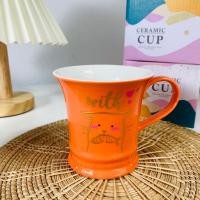 ราคา Dish.is.ceramics Cat with mug แก้วแมว แก้วกาแฟ เซรามิค มี 3ลาย ส้ม1 (12375339)