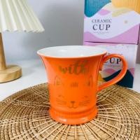 ราคา Dish.is.ceramics Cat with mug แก้วแมว แก้วกาแฟ เซรามิค มี 3ลาย ส้ม2 (12375340)