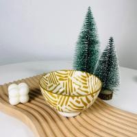 ราคา Dish.is.ceramics Colorful bowl ถ้วย ถ้วยซุป สีสันสดใส ลายญี่ปุ่น ขนาด4.5นิ้ว ชามลายทอง4.6*2.5 (12375441)
