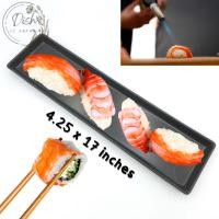 ราคา Dish.is.ceramics จานเบิร์นซูชิ จานซูชิ ถาดซูชิ ถาดเบิร์นไฟ ถาดยาวเซรามิค เนื้อเซรามิคส์ ดำด้าน 4.25*17นิ้ว (12375641)