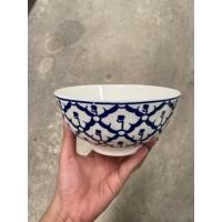 ราคา Dish.is.ceramics จาน ชาม เซรามิก ลายไทย ลายโบราณ ลายสับปะรด มีให้เลือกหลายขนาด ชาม6นิ้ว (12375668)