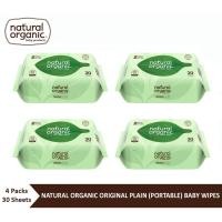 ราคา little you & me natural organic,original plain baby wipe (portable, 4*30 sheets) ทิชชูเปียกออแกนิค (12385330)