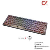 ราคา Nubwo X38 BARRAHZ Mechanical Gaming Keyboard Wireless คีย์บอร์ดเกมมิ่งไร้สาย บลูทูธ Layout Purple Red Sw (12374241)