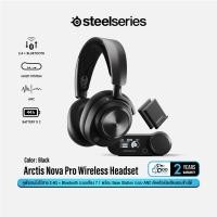 ราคา SteelSeries Arctis Nova Pro Wireless Gaming Headset หูฟังเกมมิ่งไร้สาย เสียง 7.1 Multi-Platform #Qoomart PC - Black (12382406)