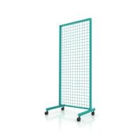 ราคา Kefva ชั้นแขวนสินค้า รุ่นมีล้อ ลวด 3 มม. ชั้นแขวนฮุก แผงโชว์ ตะแกรงแขวนของขาย สแตนโชว์ ราวห้อยสินค้า สีเขียว 70x120 cm (12385920)