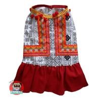 ราคา Annymalls เสื้อสุนัข แมว ลายชาวเขาสีขาว (แบบกระโปรง) ไซส์ 5 รอบอก 21" (12341721)