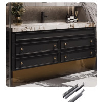 ราคา High-tech-bed Furniture เคาน์เตอร์อ่างล้างหน้า พร้อมตู้กระจกแขวน อุปกรณ์ครบชุดพร้อมติดตั้งเจาะแขวนได้เลย 80 (12341880)