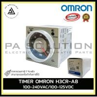 ราคา OMRON H3CR-A8 TIMER 100-240VAC/100-125VDC , 24-48VAC/12-48VDC 100-240VAC (12336937)