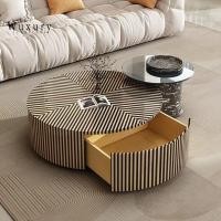 ราคา wuxury furniture โต๊ะกลางโซฟา โต๊ะรับแขก โต๊ะกลม สไตล์โมเดิร์น luxury เฟอร์นิเจอร์หรู แต่งบ้านหรู ส่งฟรี (12336973)