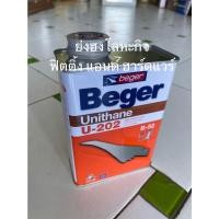 ราคา Beger Unithane B-52 เบเยอร์ ยูนีเทน B-52 สีทาพื้นไม้ภายใน U-202 ขนาดแกลลอน และ 1/4 ทินเนอร์ M-44 U-202 ขนาดกระป๋อง1/4 (12352400)