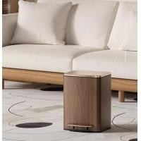 ราคา Jarncharmcenter | ถังขยะลายไม้แบบเหยียบมาพร้อมฝาปิดสีทอง ระบบปิดแบบSoft Close 9 L (12345860)