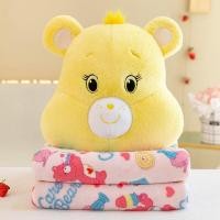 ราคา Toy family shop หมอนผ้าห่มตุ๊กตาหมีสายรุ้ง 3in1 น่ากอดสุดๆ ของขวัญวันเกิด (แจ้งคำอวยพรในแชทได้เลยค่ะ) สีเหลือง (12315816)