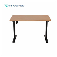 ราคา PROSPEC โต๊ะทำงานปรับระดับไฟฟ้า หน้าโต๊ะไม้จริง ขาโต๊ะ Premium Single Motore 2 Stage ขนาด 120x70cm. บีช/Beech ดำ/Black (12417260)