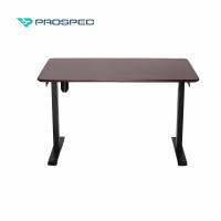 ราคา PROSPEC โต๊ะทำงานปรับระดับไฟฟ้า หน้าโต๊ะไม้จริง ขาโต๊ะ Premium Single Motore 2 Stage ขนาด 120x70cm. ดำ/Black เชอร์รี่/Cherry (12417263)