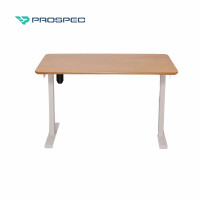 ราคา PROSPEC โต๊ะทำงานปรับระดับไฟฟ้า หน้าโต๊ะไม้จริง ขาโต๊ะ Premium Single Motore 2 Stage ขนาด 120x70cm. บีช/Beech ขาว/White (12417264)